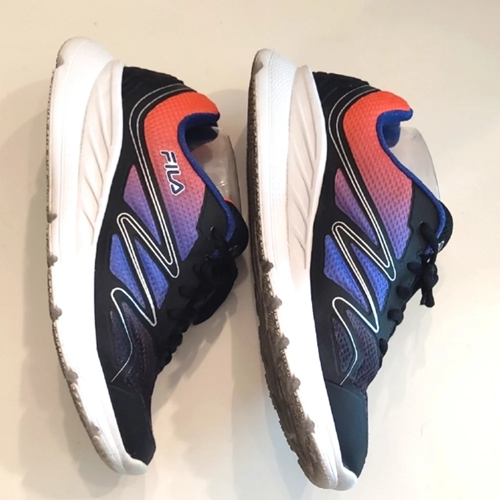 Fila Panorama 9 Sneakers Memory Foam Lace Up Low Top Running Athletic Trainers